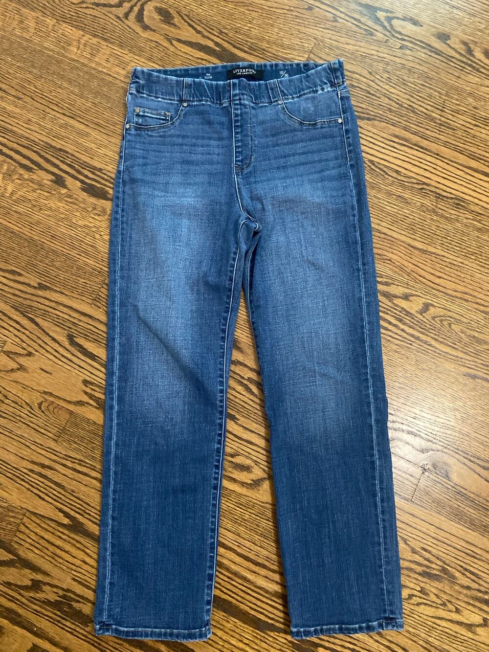 Liverpool Los Angeles “the SLIM” pull on tapered leg jeans